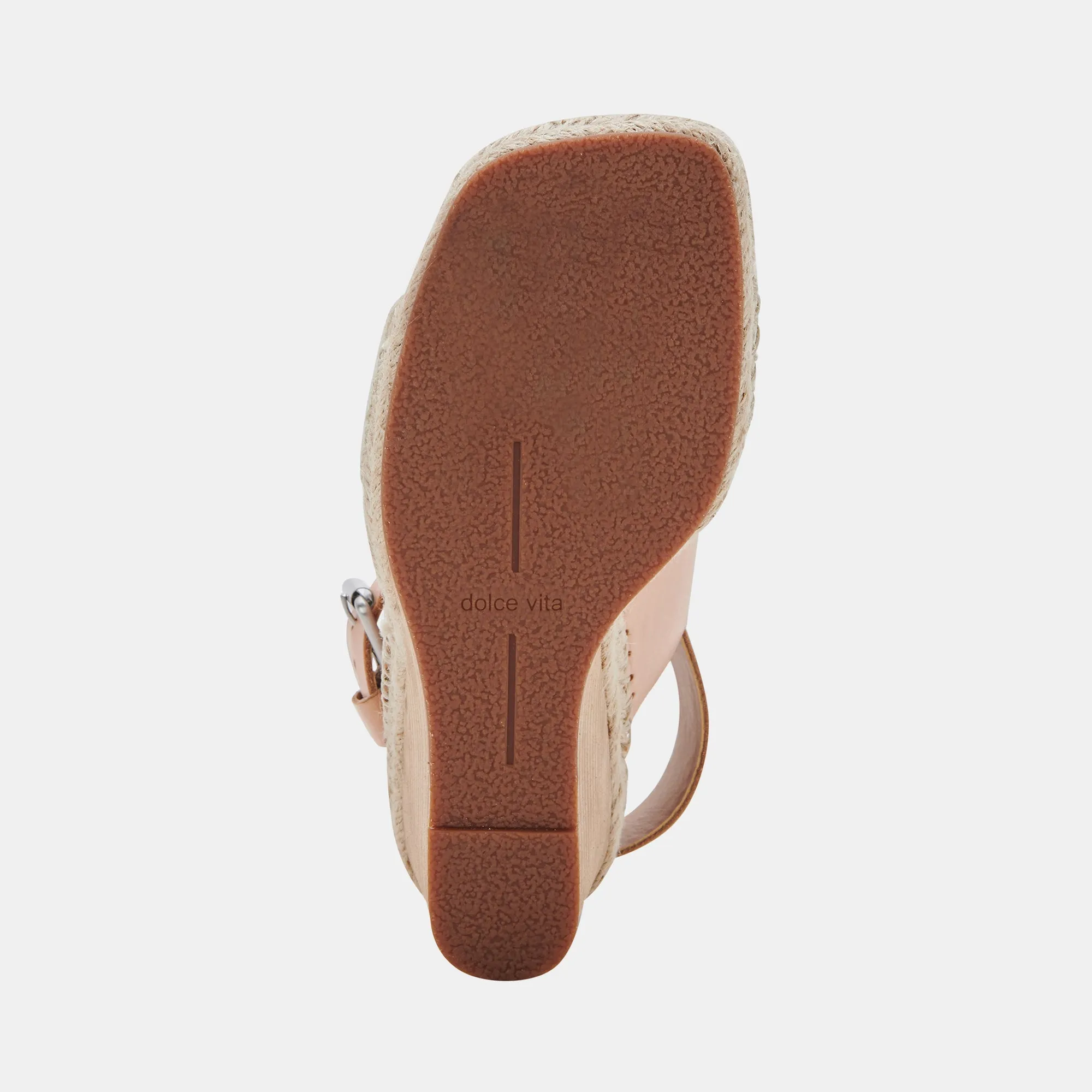NEZZA WEDGES NATURAL MULTI LEATHER