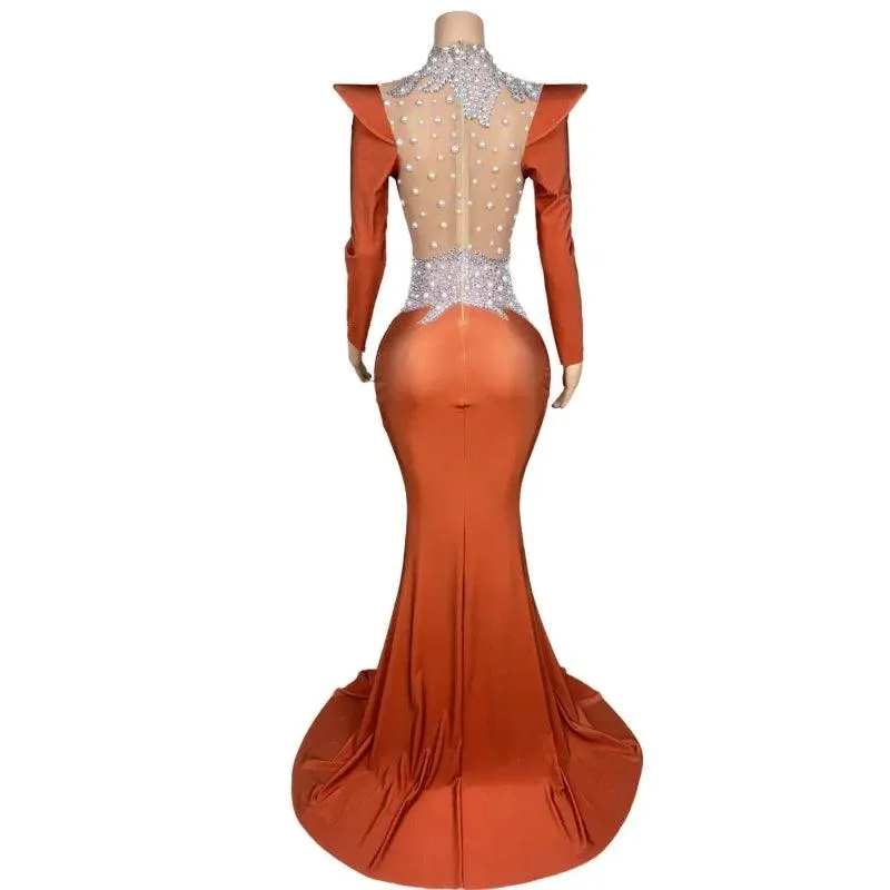 Novance Y4015 Long Sleeve Evening Dresses