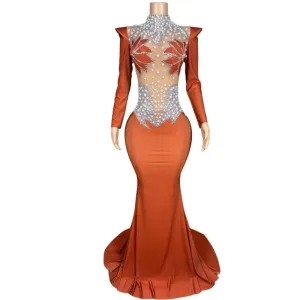 Novance Y4015 Long Sleeve Evening Dresses