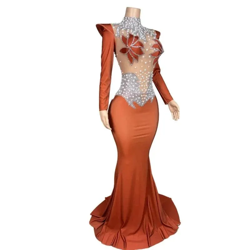 Novance Y4015 Long Sleeve Evening Dresses