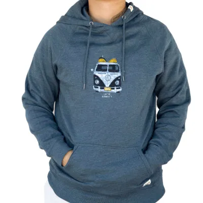 Pacific Creations "Volkswagen Kombi Bus" Men's Hoodie- Dusty Blue