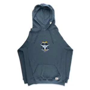 Pacific Creations "Volkswagen Kombi Bus" Men's Hoodie- Dusty Blue