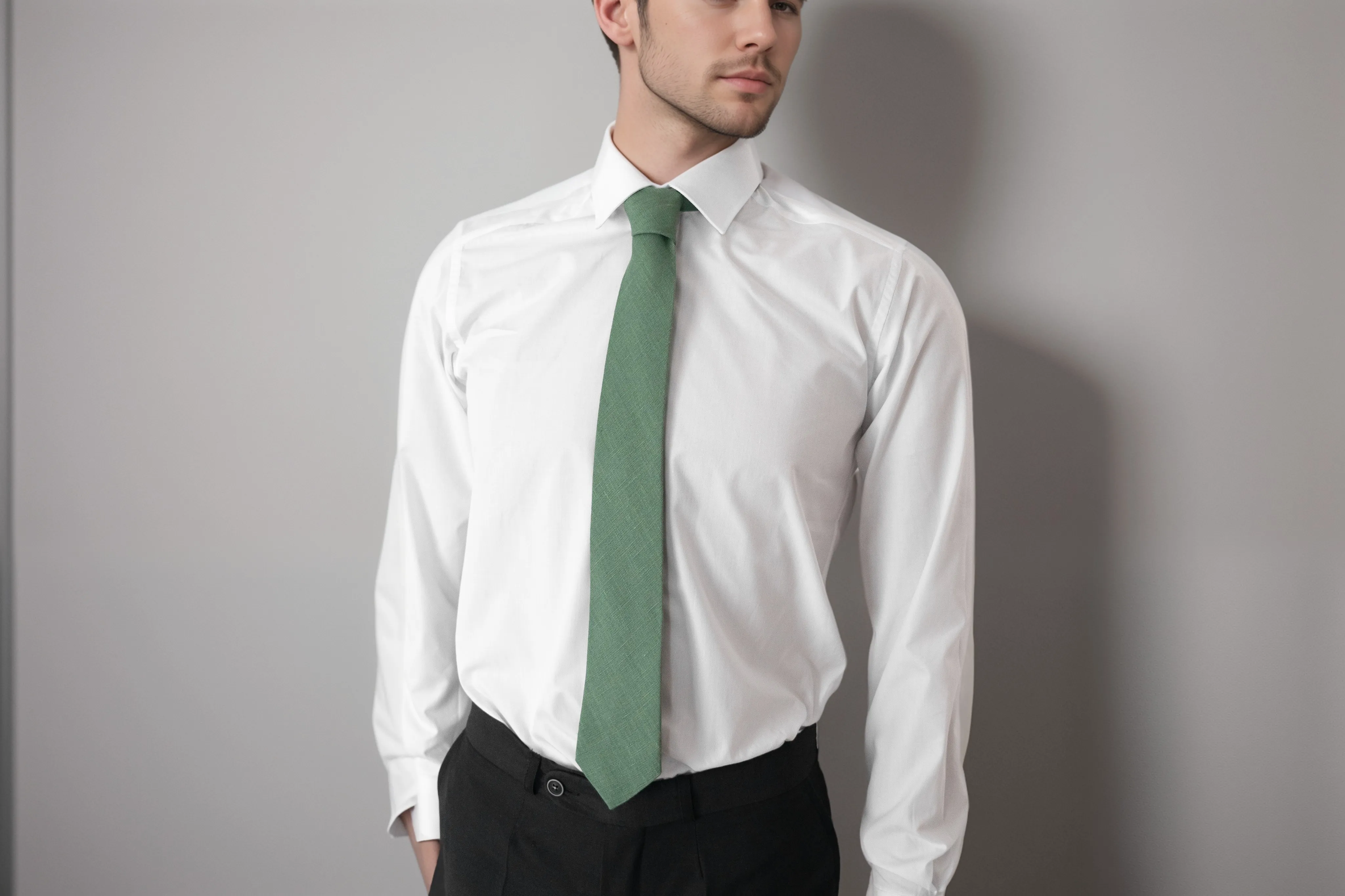 Plum Necktie | Timeless Elegance for Wedding Events