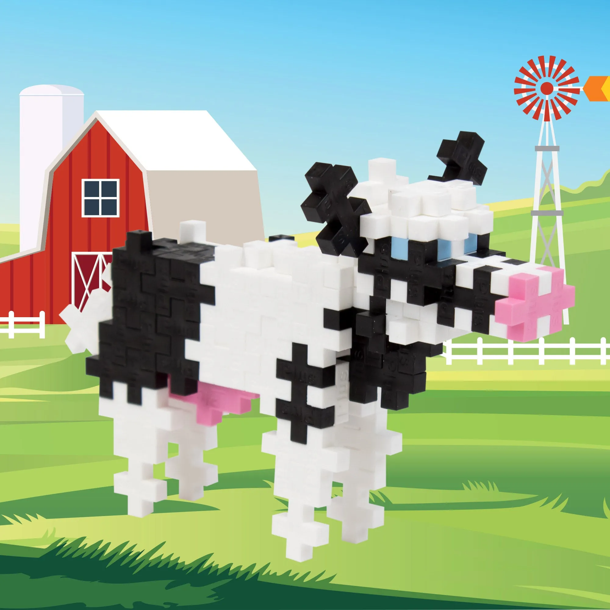 Plus-Plus Tube: Cow