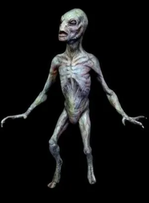 "Reptilian Alien" Professional Halloween Prop - 3 Foot