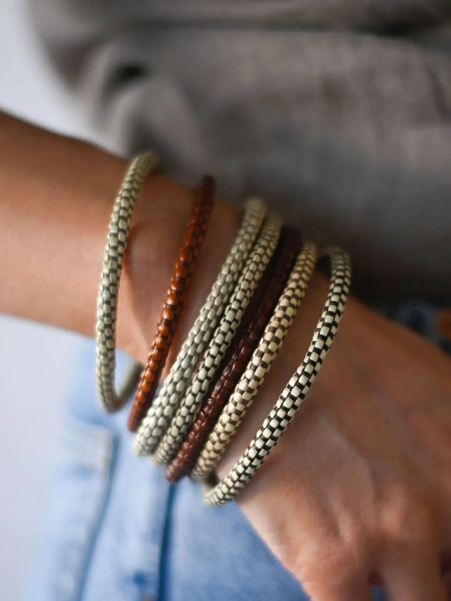 Raffia Bangles