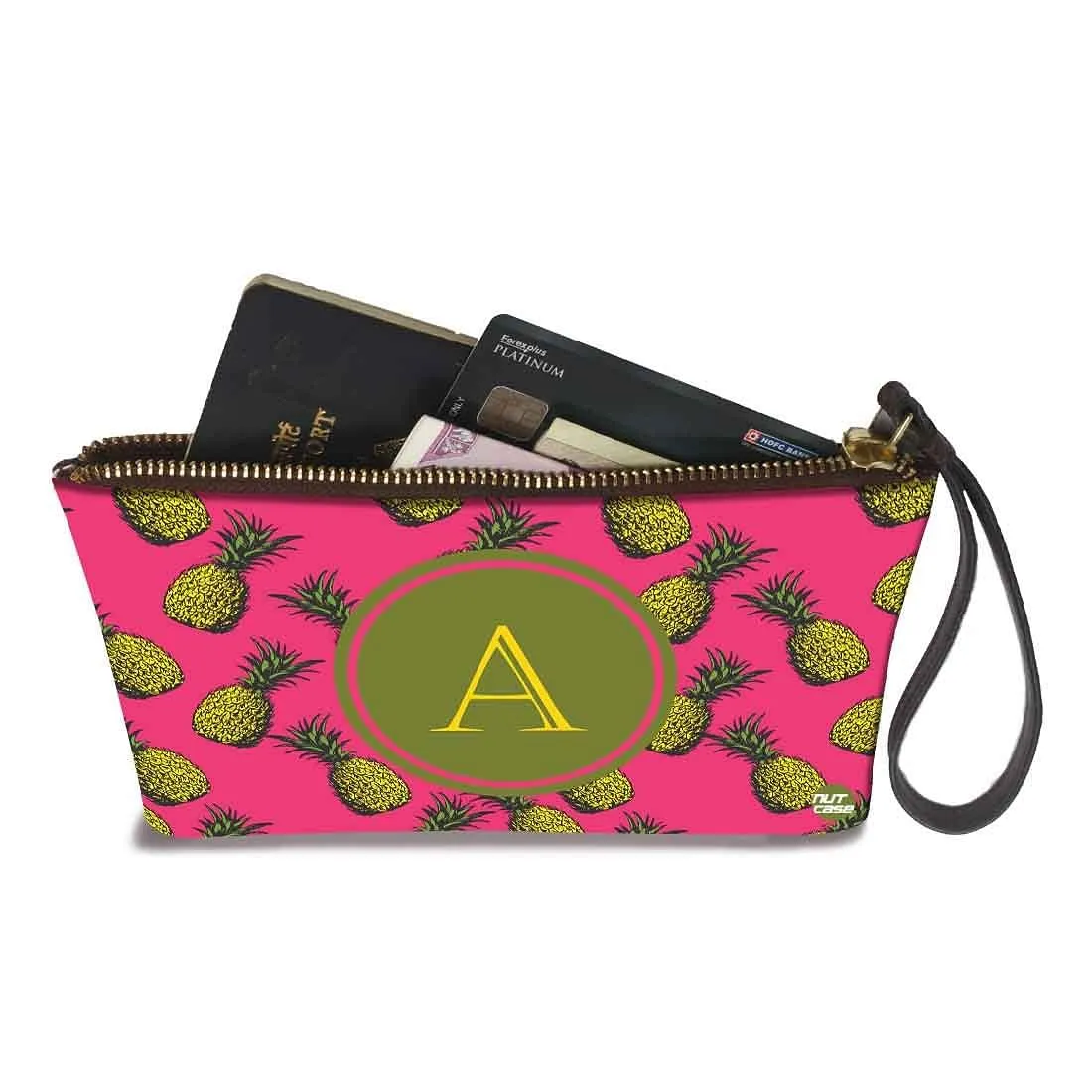 Small Pouches For Ladies - Pineapples