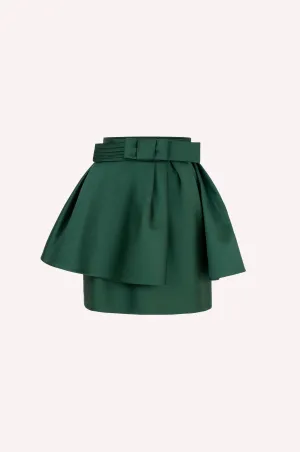Structured Skirt With a Belt