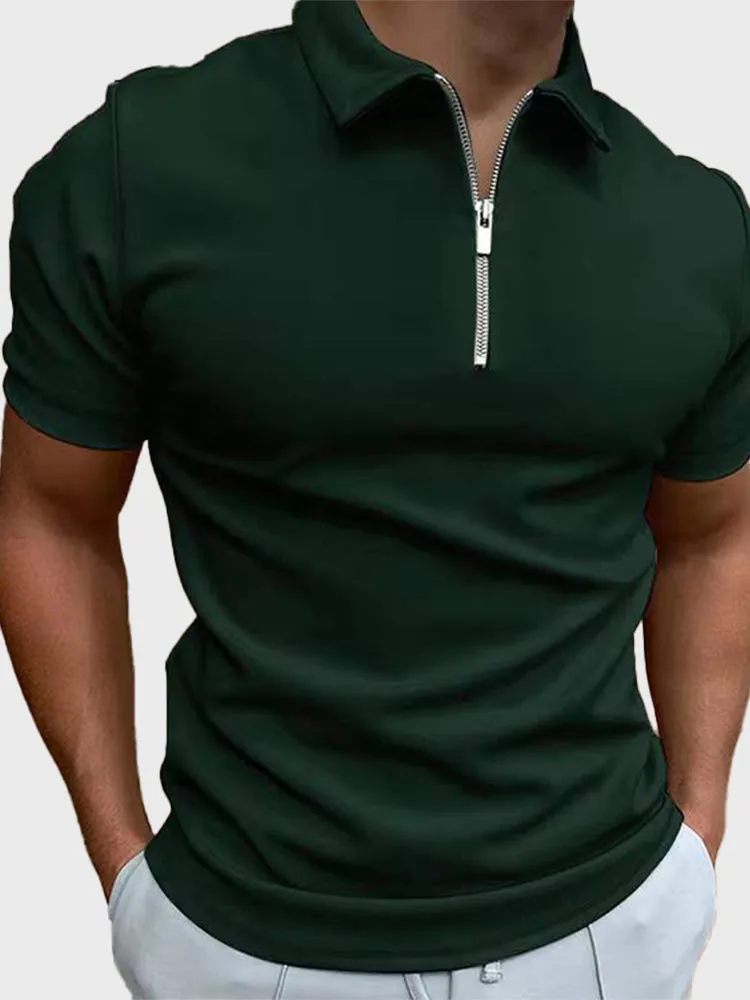 Summer Digital Print Slim Polo