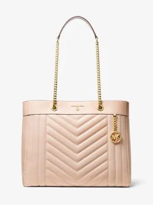 Susan Extra-Large Quilted Leather Convertible Tote Bag