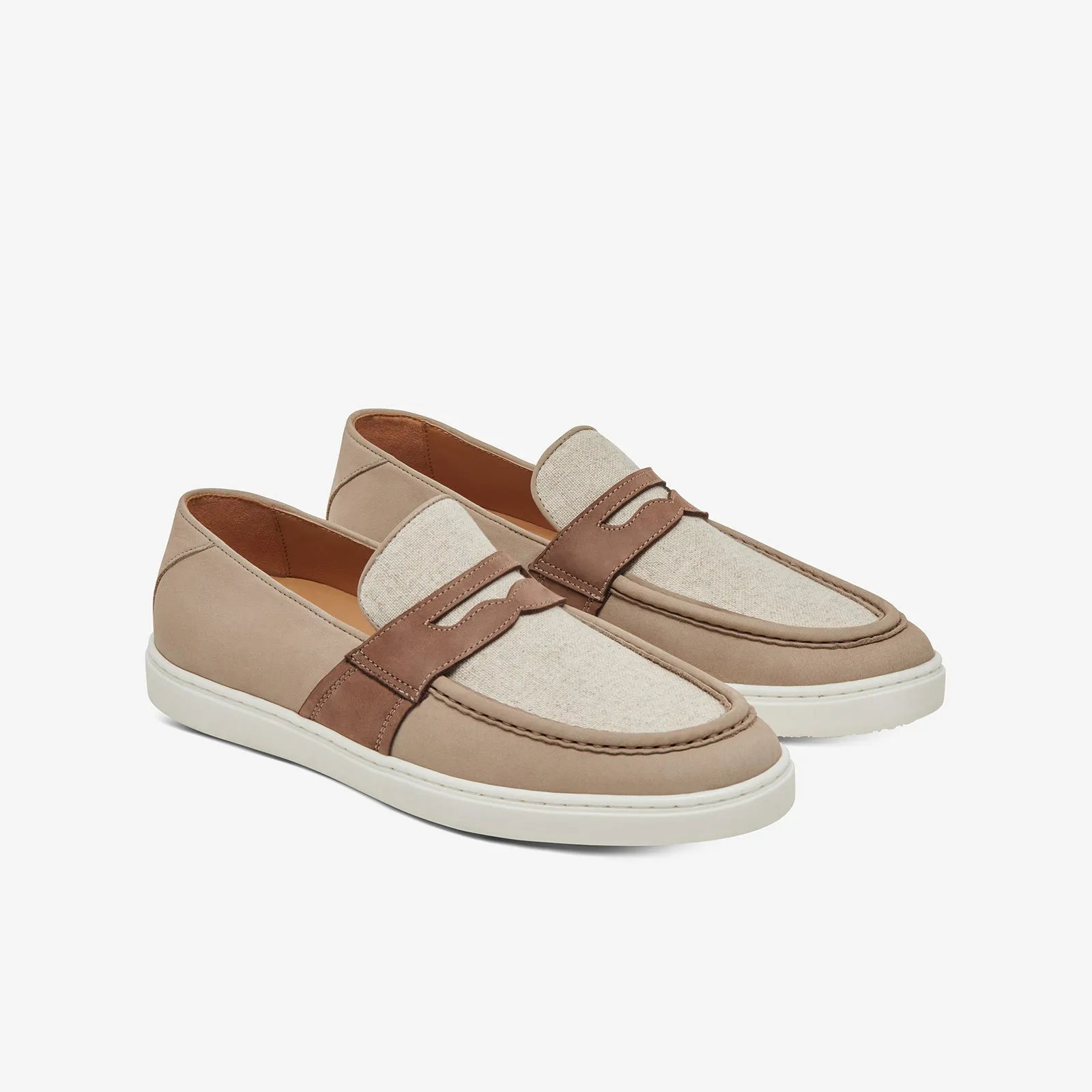 The Paros Penny Loafer - Natural