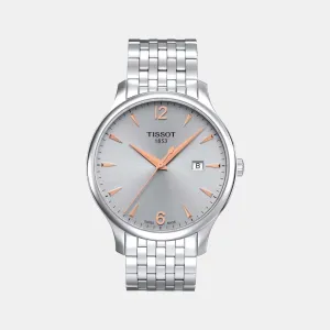 Tradition Men Quartz Analog Stainless Steel Watch T0636101103701