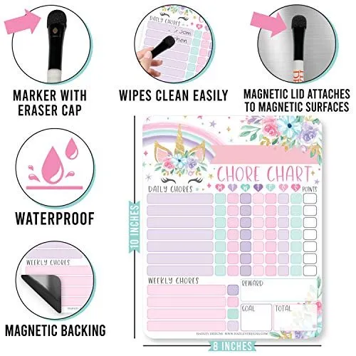 Unicorn Chore Charts | Home Organization