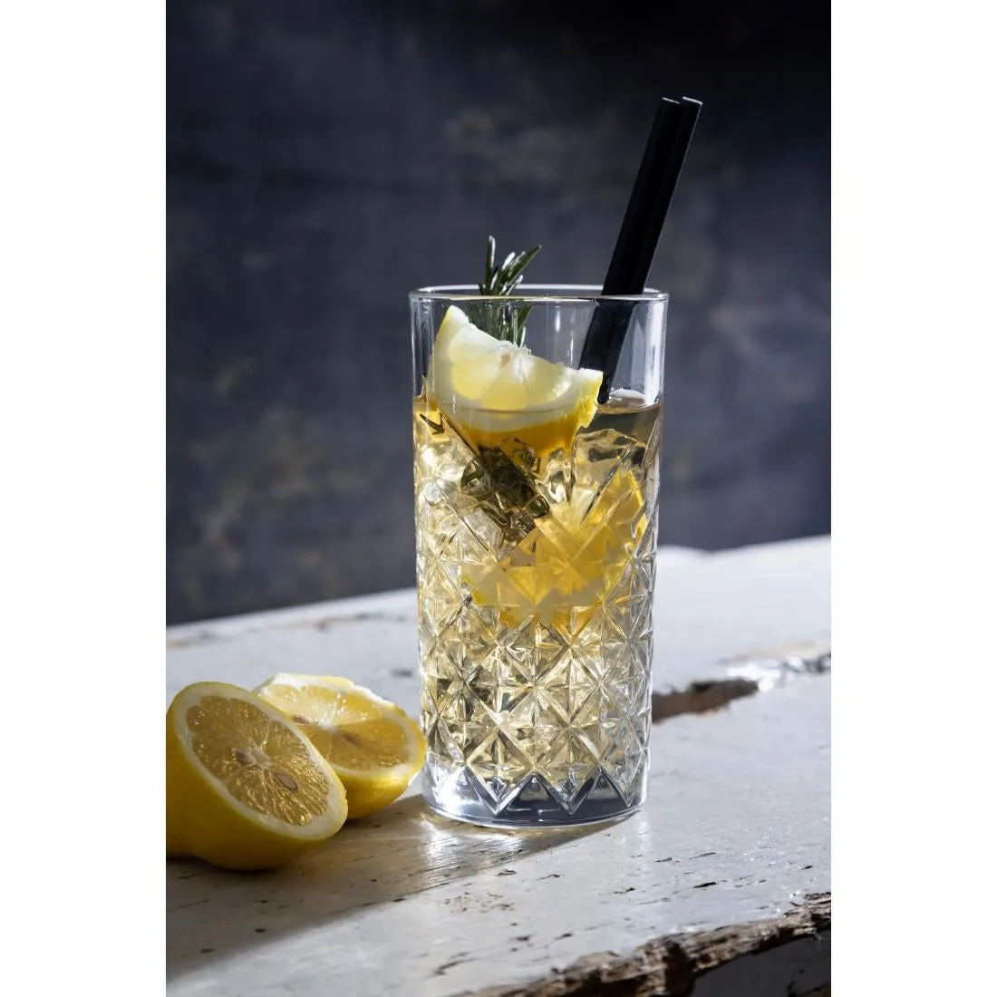 Utopia Timeless Vintage Hi Ball Glasses 450ml (Pack of 12) - DY305