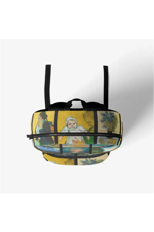 Van Gogh Expo Retro Colorful Print Trendy Backpack