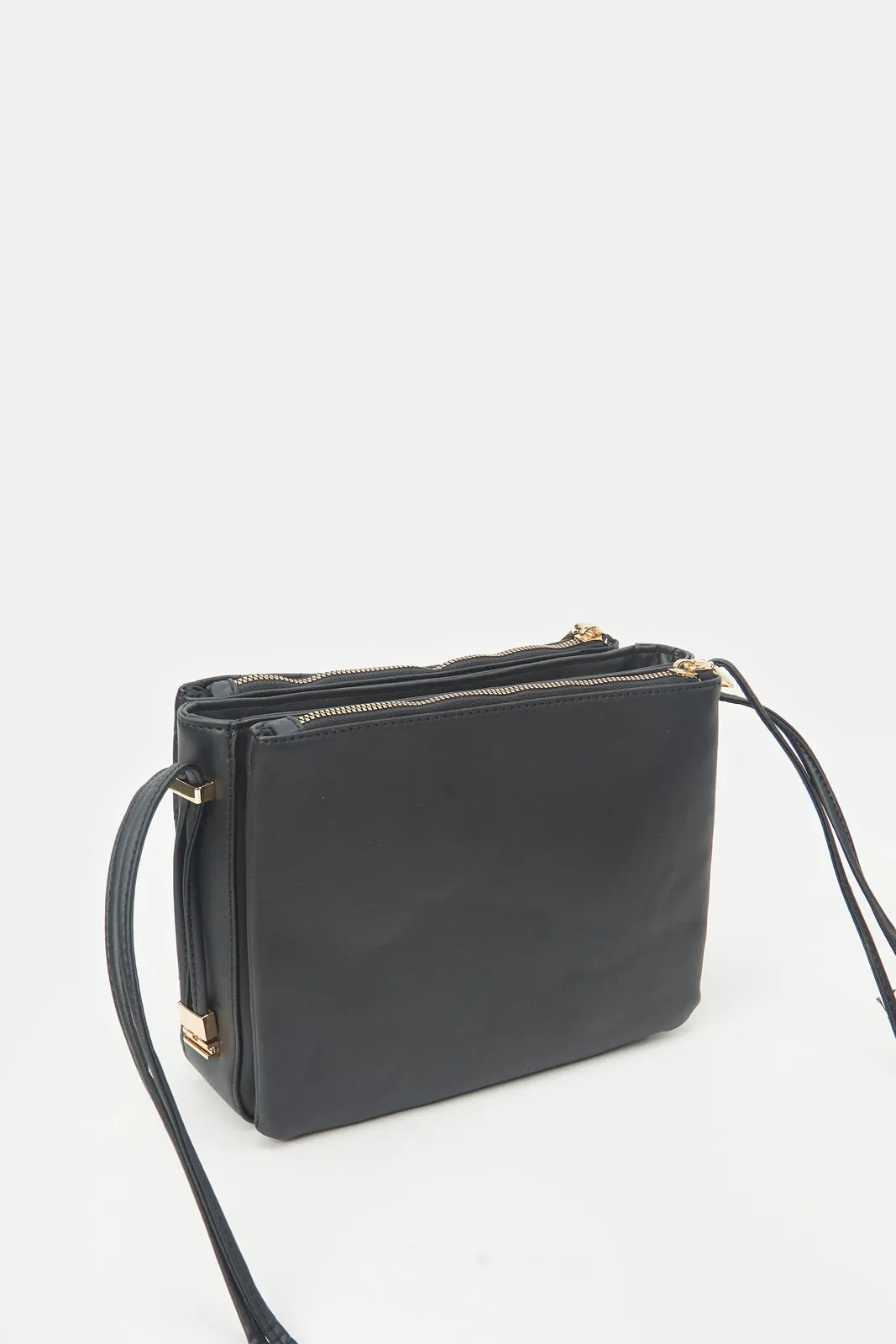Women Black Quilting Utility Bag