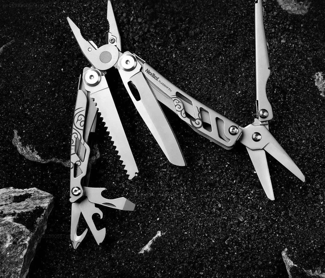 Xiaomi NexTool Flagship Pro Special EDC Outdoor Hand Tool 16 IN 1 Multi-Tool Pliers Multi Tool Outdoor Folding Pliers EDC Knife