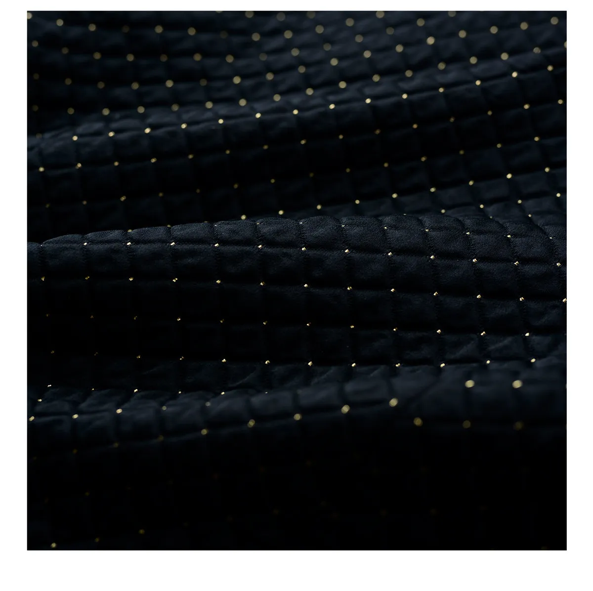 YES BY YESIR  Autumn winter retro elegant women's black gold palace suit - Jian